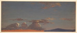 Dessin, Maine  étude de ciel, vers 1868-69 - Frederic Edwin Church