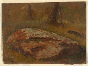 Dessin, Mossy Rock, août 1845