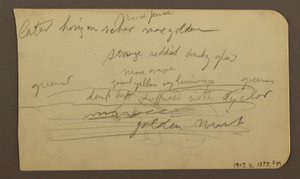 Dessin, chaînes de montagnes, Cuautla, église ; verso : cheval accroupi, notes sur le paysage, février 1885 - Frederic Edwin Church