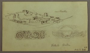 Dessin, étude au bord d