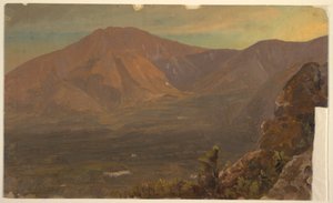 Dessin, le mont Katahdin et Turner, 1860-78 - Frederic Edwin Church