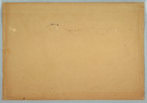 Dessin, contour du mont Katahdin, Maine, vers 1856-60 - Frederic Edwin Church