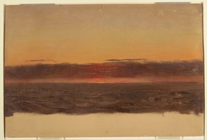 Dessin, paysage marin, 1859 - Frederic Edwin Church