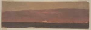 Dessin, paysage marin avec iceberg, 1859