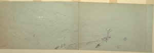 Dessin, croquis, Bloxburgh, Jamaïque, 1865 - Frederic Edwin Church