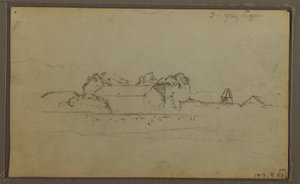 Dessin, Croquis, Équateur ou Colombie ; Verso : Croquis, Équateur ou Colombie, 1857