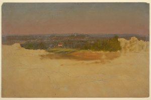 Dessin, paysage sud-américain, 1857