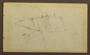 Dessin, Les chutes américaines, rivière Niagara, peut-être 1858