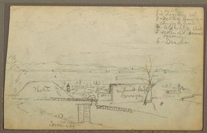 Dessin, ville (Équateur ), 1853 - Frederic Edwin Church