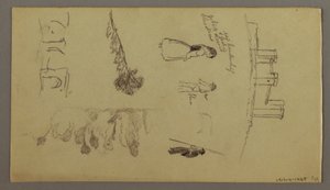 Dessin, Deux études de ville au sommet d