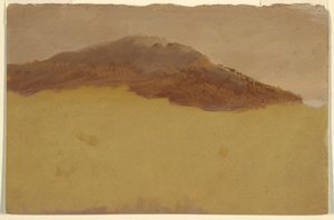 Dessin, Colline boisée, 1870-80 - Frederic Edwin Church