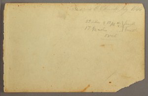 Dessin, Paysage boisé, 1844 - Frederic Edwin Church