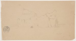 Iceberg flottant avec voilier - Frederic Edwin Church
