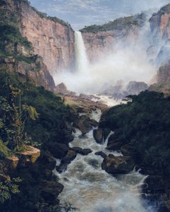 Frederic Edwin Church - La chute de Tequendama près de Bogota, Nouvelle-Grenade - Frederic Edwin Church