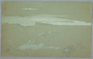 Côte et ciel jamaïcains vus près du capitaine Kent, Bellevue, Jamaïque