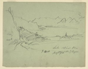 Paysage en Autriche, 5 août 1868 - Frederic Edwin Church