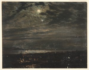 Côte au clair de lune (Possiblement Maine) - Frederic Edwin Church
