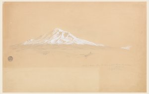 Mont Chimborazo depuis la maison de Senior Pablo Bustamante, Riobamba, Équateur