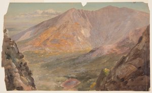 Mont Katahdin, Grand Bassin depuis South Turner Mountain - Frederic Edwin Church