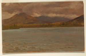 Mont Katahdin depuis le lac Katahdin