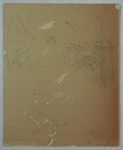 Études de la nature, Blue Mountains, Jamaïque - Frederic Edwin Church