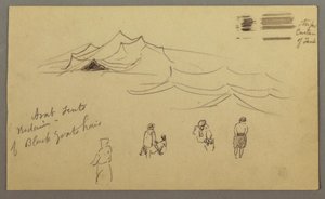 Esquisses. Tentes. Bédouin. - Frederic Edwin Church