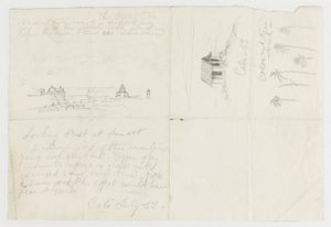 Croquis de Calé, Colombie - Frederic Edwin Church