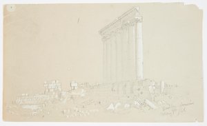 Temple de Jupiter au lever du soleil, Baalbek