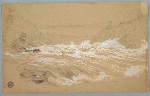La Gorge, Niagara, Regardant vers le Pont Suspendu