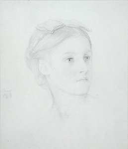 Portrait de May Sartoris (1845-1925) 1854