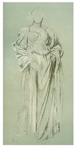 Étude de Daphnephoria, vers 1880-1882