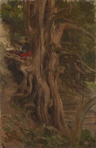 Arbres à Cliveden - Frederic Leighton 1st Baron Leighton