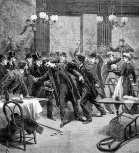 Attaque contre M. Georgewitch, ministre de Serbie à Paris 1893 - Frederic Lix