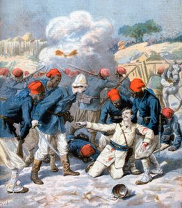 Mort du lieutenant Lecerf, bataille de Napa, Nigeria, 1894