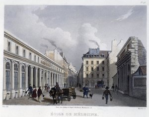 École de médecine - dans « Paris en 1832 » par Martens - Frederic Martens
