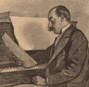 Portrait du pianiste et compositeur André Messager