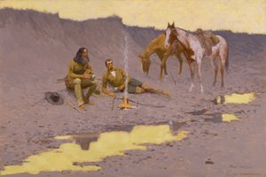 Une nouvelle année sur le Cimarron - Frederic Remington