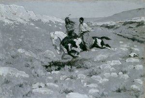 Cérémonie du cheval le plus rapide - Frederic Remington