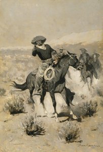 Days on the Range ("Hands Up !") - Frederic Remington