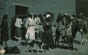 Village indien - Frederic Remington