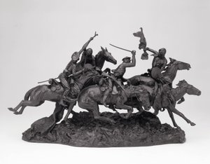Les vieux dragons de 1850, modelé 1905, coulé 1905-09
