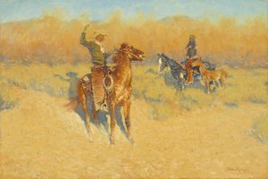 Le panneau de bétail à longues cornes