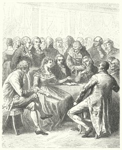 Madame Roland et les Girondins, Révolution française (gravure) - Frederic Theodore (after) Lix