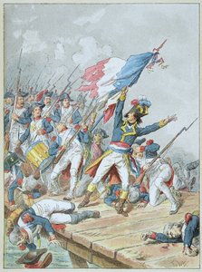 Bonaparte traversant le pont d