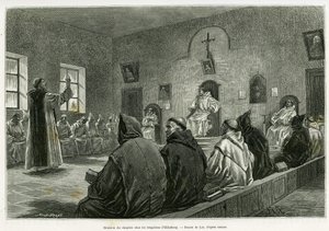 Réunion du chapitre chez les Trappistes d