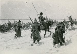 Convoi de prisonniers à pied - Frederic de Haenen