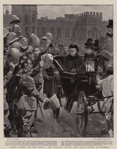 Trois acclamations pour la Reine, les troupes canadiennes d