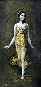 Isadora Duncan (1878 - 1927) par Kaulbac. Novembre 1902