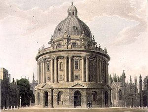 La Bibliothèque Radcliffe, illustration de 