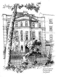 Queens House, Cheyne Walk, Chelsea, Londres, 1912